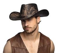 Boland - Cowboy hat, headgear, costume accessory, accessory for festival, carnival or theme party
