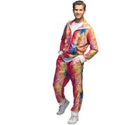 Boland - Men's disco tracksuit, camping suit, jogging suit, 80s outfit, group costume, theme party, carnival