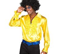 Adult Mens Disco Ruffle Shirts Frilly 1970s 70s Fancy Dress Costume
