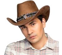 Boland - Django Cowboy Hat for Adults, Western Hat for Fancy Dress, Carnival and Theme Party