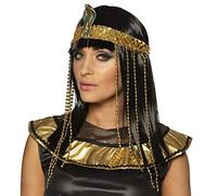 Boland Egyptian Queen Wig with Headband - Standard Size, Multicolour - Perfect for Carnival, Themed Parties, and Cosplay, Egyptian Fancy dress Costume