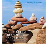Boland Equilibrium Models in Economics Hardcover Book Boland Multicolor