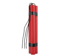 Boland Fake Dynamite Stick - 3-Piece Toy Dynamite Set for Halloween, Carnival, and Costume Accessories, 23 cm