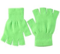 Boland - Fingerless Gloves for Adults, Green, One Size, 01904