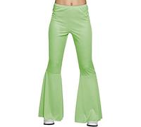 Boland Flare Disco Party Pants (Size M stretch), green