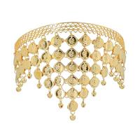 Boland 64564 Headband belly dance, Gold, Standard Size