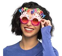 Boland Happy Birthday Glasses, Party, Fancy Dress Accessory, Carnival, Festival, Novelty Glasses, Adult, One Size (One Size)