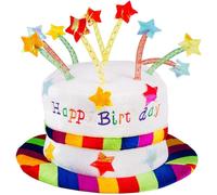 Boland Happy Birthday Hat, Multicoloured, Birthday Novelty Headwear, Dress Up F