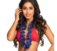 Boland - Hawaii Necklace Ohana, 1 Piece, Length 105 cm, Necklace, Summer, Beach, Flowers, Sea, Holiday, Accessory, Fancy Dress, Costume, Carnival, Theme Party