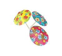 Boland - Hibiscus Cocktail Umbrellas, Multicoloured, 52523