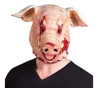 Boland Horror Pig Latex Halloween Mask Pink