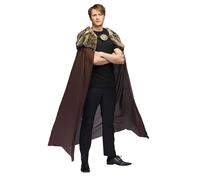 Adults Night Hunter Fur Cape Game Of Thrones Fancy Dress Costume Accessory