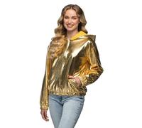 Boland - Jacket Rave in Metallic Look, Costume for Men and Women in Retro Style, Group Costume for Theme Party or Carnival