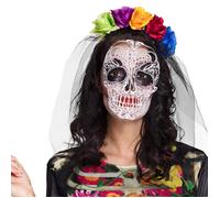 Boland - La Calaca Day of the Dead Headband with Veil - Women