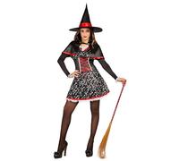 Boland - Lovely Witch Costume for Adults, Fancy Dress Witch Costume Set for Halloween, Carnival and Theme Party