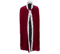 Boland 36105 - King's Coat Majesty, 140 cm, Cape for Adults, Plush Throw, Duke, Carnival, Carnival, Mardi Gras, Theme Party, Halloween
