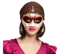 Boland - Mask Fortune teller with Headscarf, Fancy Dress Mask for Costumes, Halloween, Carnival and Theme Party