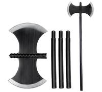 Boland Medieval Axe 106cm Adjustable 3 Parts Knight Executioner Fancy Dress Halloween Dress Up Accessory Weapon Plastic Novelty One Size (Grey)