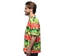 Boland Men's 82027 Rastafari Shirt (M), Multicoloured, M