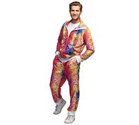 Boland Men's 88559 Shell Suit Disco Dude (XXL), Multicoloured