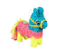 Boland Mini Donkey Piñata - 20 centimetres Multicoloured Cardboard Party Decoration - Fillable Pinata for Kids Birthday, Fiesta & Theme Parties