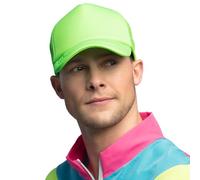 Boland - Neon Green Cap for Adults, 90s Baseball Cap, Festival, Carnival and Theme Party