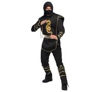 Boland 84452 Erwachsenenkostüm Ninja Hanzo Adult Costume, Multicoloured, 50-52
