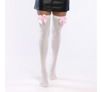 Boland - Over-the-knee with Bow, Hold-Up Stockings for Carnival, Theme Party and Halloween