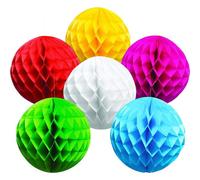 Boland Paper Honeycomb Hanging Decoration (Pack Of 6) Multicoloured (One Size)