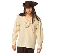Boland - Pirate Shirt, Men's Shirt, Carnival, Fancy Dress, Accessory, Costume, Halloween, Theme Party, JGA