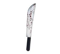 Boland Plastic blood-splattered set Machete 53 cm Metal