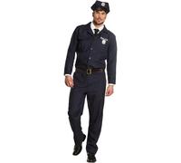 Boland New York Cop Men's Police Officer Fancy Dress Costume