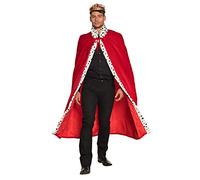 Boland Royal Deluxe Cape - 140 cm Red Unisex Costume Accessory, Perfect for Carnival, Cosplay, and Theme Parties