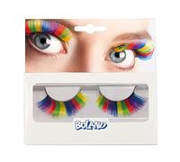 Boland 10232435 01620 False Eyelashes Rainbow, Unisex, Multicoloured, Unique