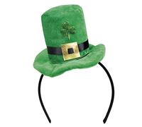 Boland 44908 Shamrock Hair Band with Hat One Size, Green
