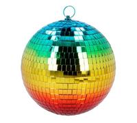 Boland - Shiny Disco Ball Diameter Approximately 20 cm Disco Fever Party Decoration Hanging Decoration for Party or New Year's Eve (Rainbow)