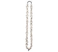 Boland Skull and Bones Necklace - One Size, White Rubber Accessory for Pirate Costumes, Halloween or theme parties