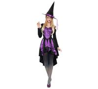 Boland - Spider Witch Costume for Adults, Fancy Dress Costume, Costume Set for Halloween, Carnival and Theme Party