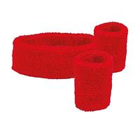 Boland 01892 Sweatbelt and cuffs, Red, One Size