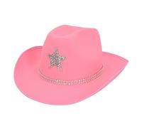 Boland Taylor Cowboy Hat with Star, Western Hat for Theme Party, Carnival, Accessories Fancy Dress Costumes, JGA, Festival