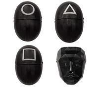 Boland - Triangle Mask soldier, guard, player, face mask, Korean game mask, game, costume, carnival, theme party (Triangle)