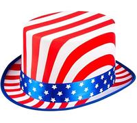 Boland 44963 USA Deluxe Hat Blue/White/Red, one size