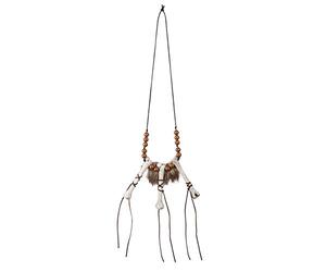 Boland Voodoo Necklace - Multi-Coloured Tribal Bone Accessory for Native American, Neanderthal, and Voodoo Costumes - Eye-Catching Halloween Jewelry for Adults