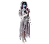 Boland - Witch Costume Women's Ghost Witch | Tiara and dress, women's witch costume, carnival, theme party and Halloween, fairy tale, ghost bride