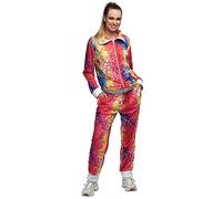 Boland Women's 88553 Disco Babe Shell Suit (XL), Multicoloured