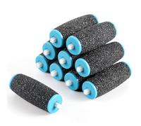 BOLASEN 10 Replacement Rollers for Callus Remover, Compatible with Scholl Velvet Smooth, Extra Coarse for Removing Hard Skin, Refill Rollers for Foot File Pedicure