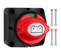 Bolatus Battery Isolator Switch 12V 24V 48V Battery Switch 275A Battery Kill Switch 1-2-Both-OFF Battery Cut Off Switch for Car Truck Boat Yacht Caravan Motorcycle