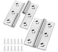 Bolatus Hinges Pack of 2, 3 Inch Small Stainless Steel 304 Door Hinges, Removable for Left-Handed Users