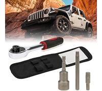 Bolaxin For Jeep Wrangler Accessories Torx Tool Kit Soft/Hard Top Door Removal Replace 68361574AB/ 82214166AB For Jeep JL JK & Gladiator Rubicon Sahara Unlimited 2007-2022 2/4 Doors (Red)