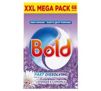 BOLD 2IN1 WASHING POWDER LAVENDER AND CAMOMILE 68 WASHES 3.4KG